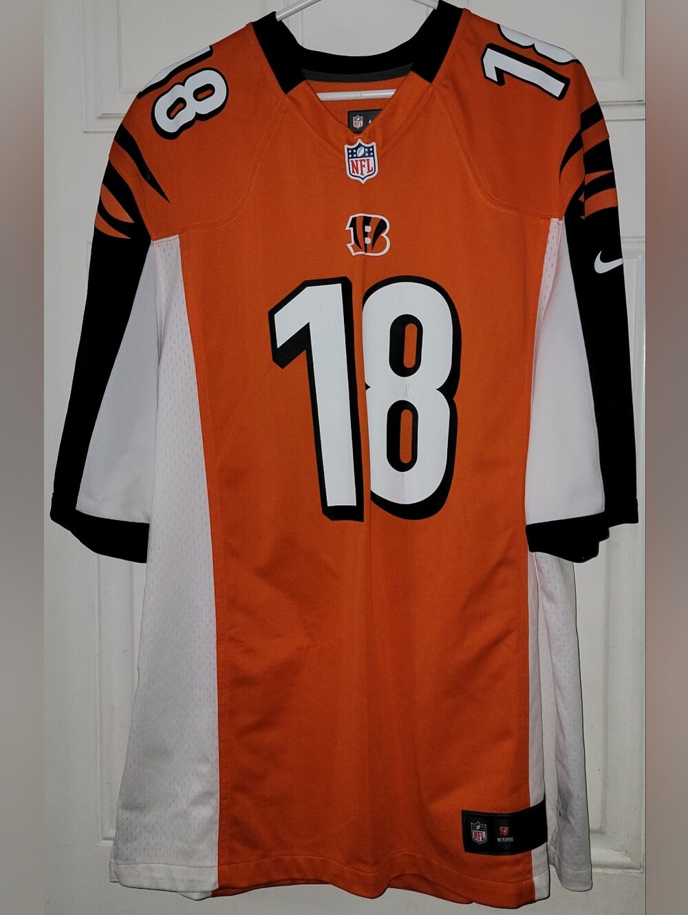 NIKE NFL On Field Jersey Cincinnati Bengals A.j.Green # 18 Size XL.